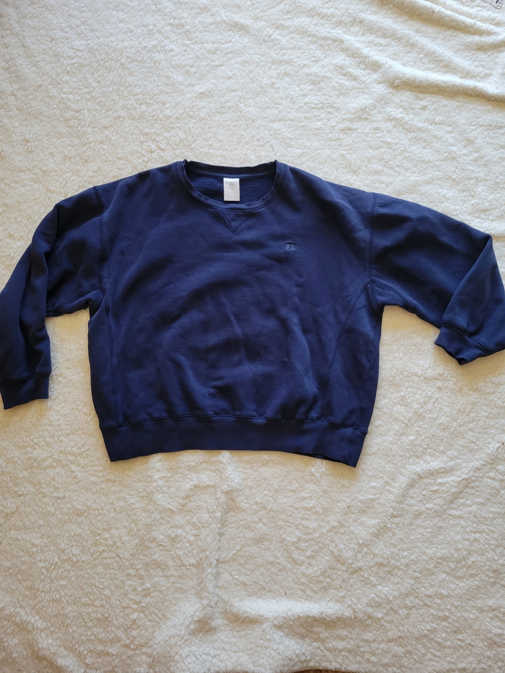 Russell Athletic Navy Blue Crewneck Sweatshirt